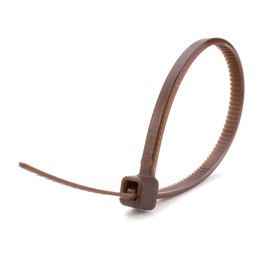 Secure 11 7/8 Inch Brown 50 lb Standard Nylon Cable Tie - 100 Pack