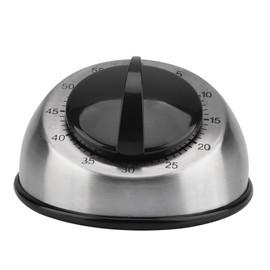 Kitchen Timer, Mechanical Timer, 60 Minutes Stainless Steel Wind-up Time Reminder Countdown Timers for Salons, Offices, Labs, Schools, Kitchen, Gym Workout, No Batteries Required
