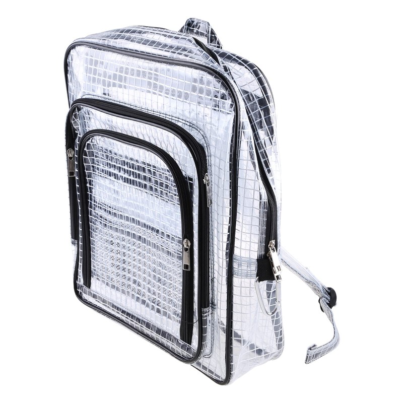 MGBISYI 15.7inch Anti-Static Clear PVC Tool Backpack for Computer Repair,