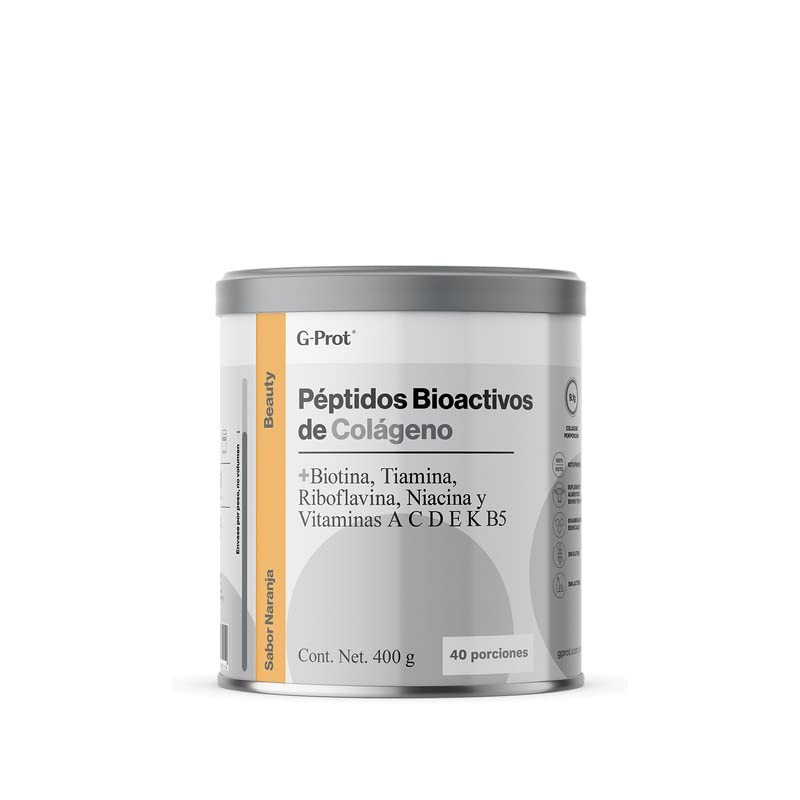 Beauty Peptidos Bioactivos de Colágeno sabor Naranja 400 g