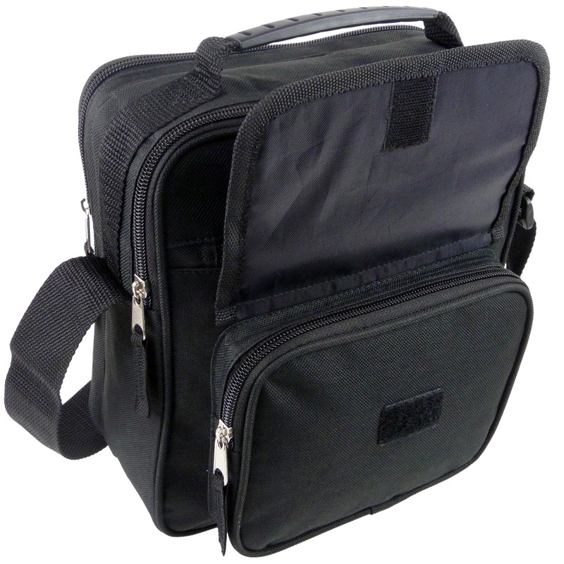 RED X Black Medium Mens Ladies Canvas Cross Body Messenger