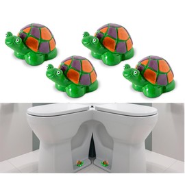 Decorative Turtle Toilet Bolt Caps Set of 4 Resin Toilet Bolt Covers Cute Toilet Screw Cover Caps Decorative Covers For Porcelain Bowl Screws Bathroom Bowl Bolt Decorative Caps Accessories