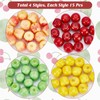 CHGCRAFT 60Pcs 4 Styles Foam Fruit Artificial Mini Apple, Fake
