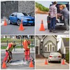 Collapsible Traffic Cones, ERKOON 2 Pack 18'' Orange Safety Road