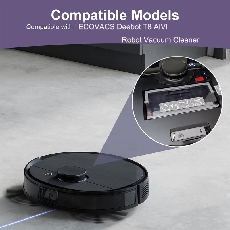 Sgizoku Dust Bin Box for ECOVACS Deebot T8 AIVI Robot
