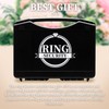 CHIMUYU Ring Security Wedding Ring Bearer Gifts Suitcase Box Set