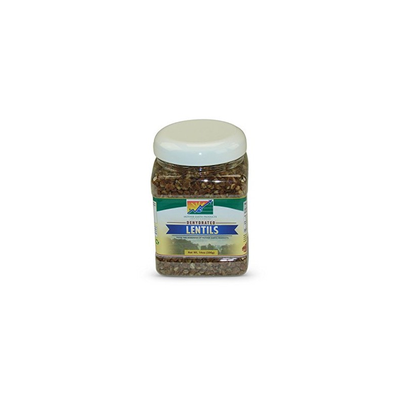 Mother Earth Products Dehydrated Lentils, Quart Jar