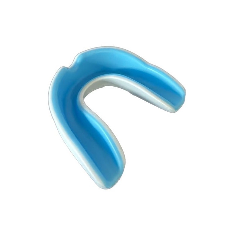 Mouthpiece with Case (White, Light Blue, Kids) Martial Arts Ice