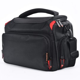 FOSOTO SLR Camera Bag, Large Capacity, Shoulder Bag, Mirrorless SLR Camera, Lens Storage, Camera Case