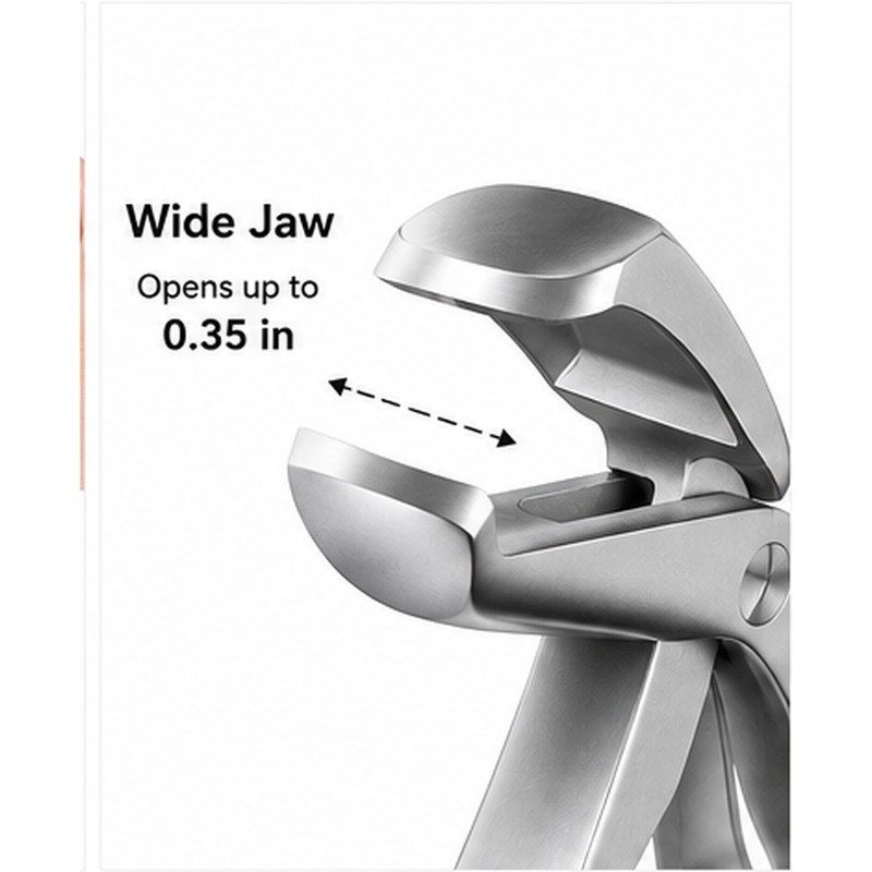 Wide Jaw Toenail Clippers for Thick Nails – Angled Head