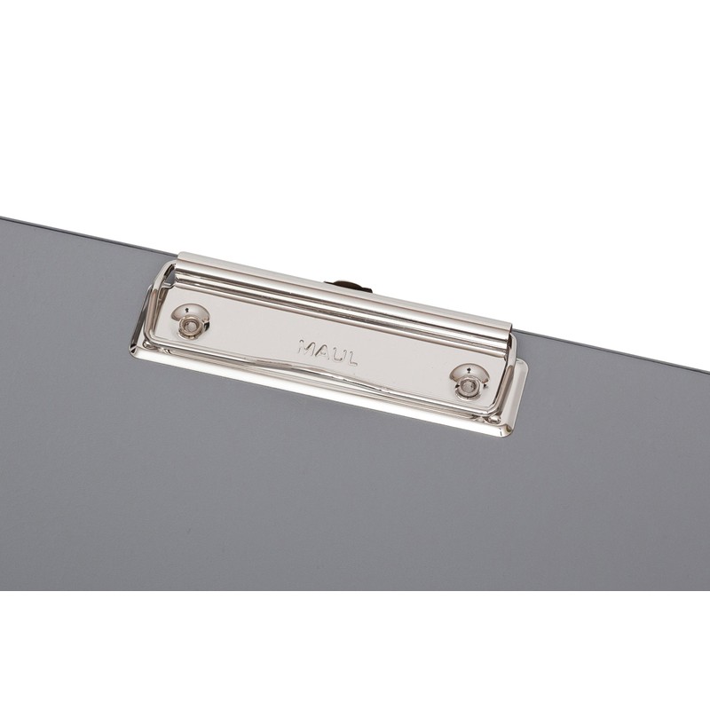 MAUL 2335295 A4 Portrait Clipboard with Foil Cover - Silver