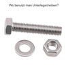 Washers M8 DIN125 A-Shape Flat Galvanised Washers Body Washers Galvanised