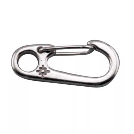 Suncor Stainless 316 STAINLESS STEEL MINI CLIP WIRE LEVER CARABINER 1-3/8" (S0185-0035)