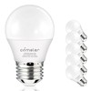 comzler 6W A15 LED Bulb Daylight 60 Watt Equivalent, E26