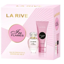 LA RIVE IN FLAMES gift set EDP & shower gel