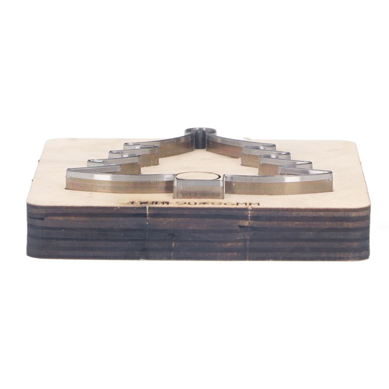 Leather Cutting Die Christmas Tree Alloy Steel and Birch Wood