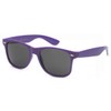 Sunglasses Classic 80's Vintage Style Design (Purple)