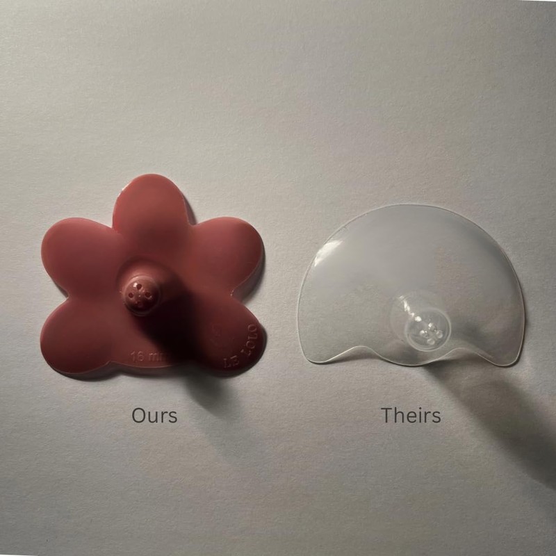 Le Lolo Colored Nipple Shield and Nipple Shield Sticker for