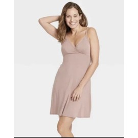 Target Stars Above Stars Above Ladies XS Target Soft Mauve Chemise Style Night Dress Gown New