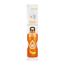 Bolero Advanced Hydration Sugar-Free Water-Flavoring Single-Serve Sticks, Convenient Calorie-Free Drink-Mix Powder Packets, Mango, 3 Packs of 12