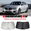 CHUSYYRAY 1X Foldable Car Windshield Front Window Sun Shade Cover