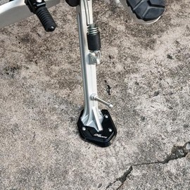 passend Für VOGE 800 DSX DS800X Rally DSX 800 DSX800 2025 2026 Zubehör Motorrad CNC Verlängerungslager Seitenständer 800 rally DSX 800DSX Verlängerungsplatte (Schwarz)