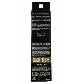 e.l.f. Wow Brow Eyebrow Gel, Neutral Brown 83573, 0.12 oz