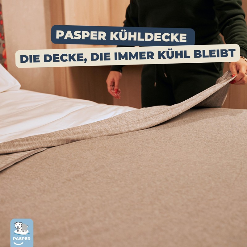Pasper Cooling Blanket 130 x 170 cm Single Blanket Summer