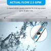 Linear Shower Drain 24 Inch, ZEKOO 2 in 1 Brushed