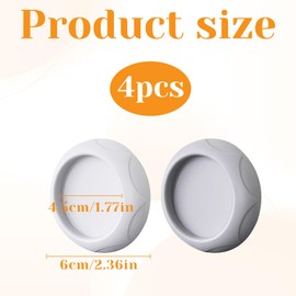 Baby Gate Wall Protector 4pcs Stair Gate Fittings Stair Gates Wall Protector for Protecting Babies & Pets Safety