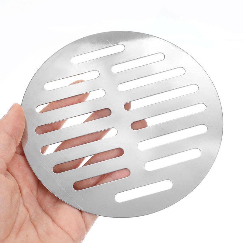 Classicseali 2PCS Basement Drain Cover, 5 Inch Basement Floor Drain