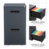 Alera PA54-2820CH Two-Drawer Metal Pedestal File 16w x 19-1/2d x