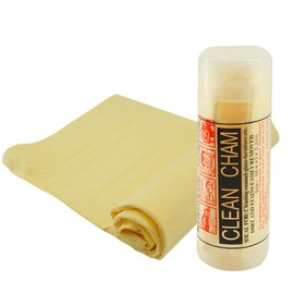 YSY Premium Chamois Cloth for Car - 1pack - Yellow Car Shammy Towel - 26”x17” - Super Absorbent Reusable Shammy Cloth for Car - Scratch-Free (26”x17”, Yellow)