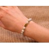 Elephant Bracelet with Genuine 8 mm Natural Stone Beads and