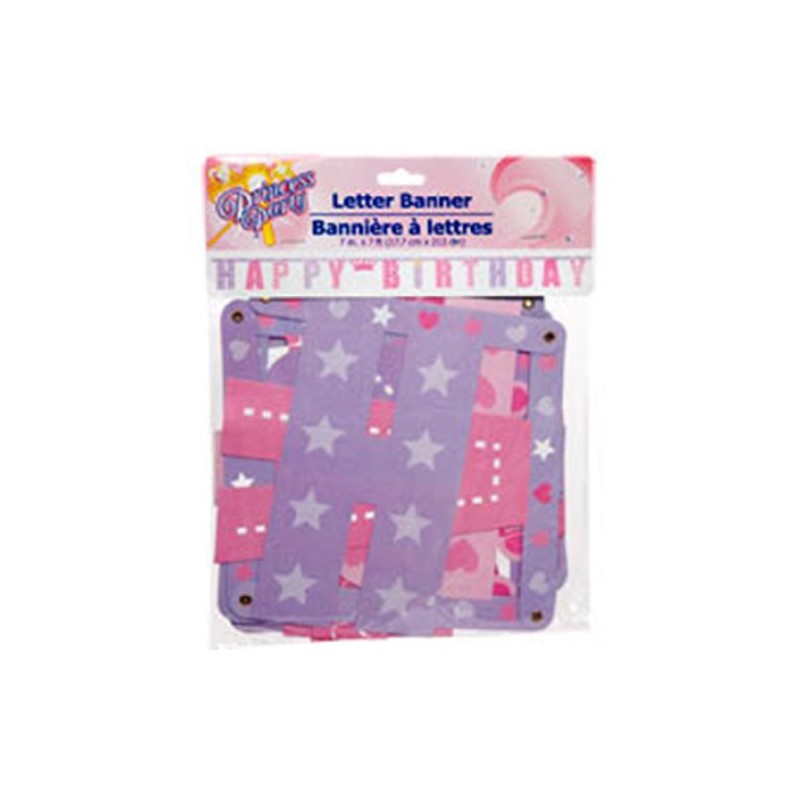 Princess "Happy Birthday" Letter Banner, 7 ft. by Greenbrier