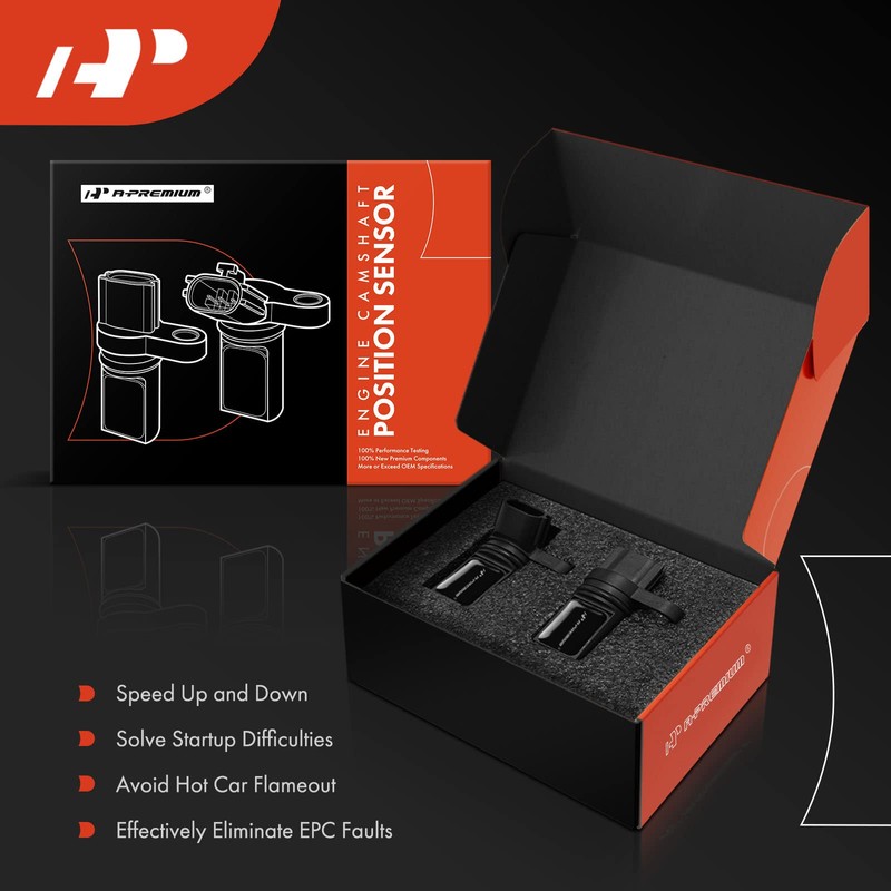 A-Premium Camshaft Position Sensor Left & Right - Compatible with