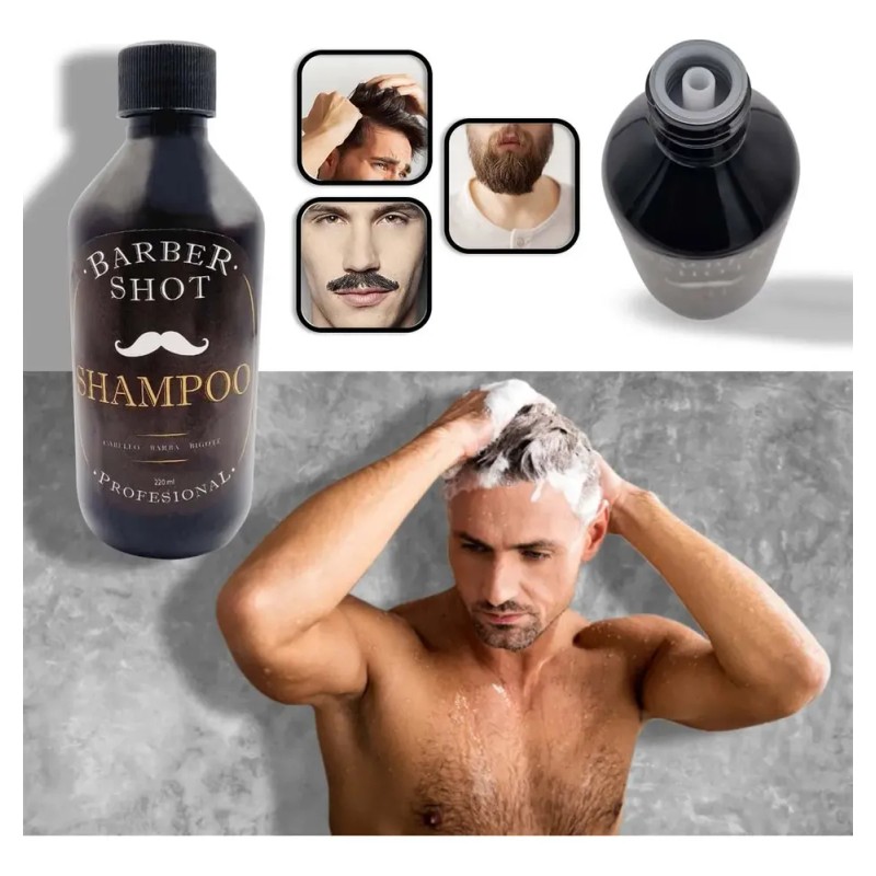Shampoo Bergamota Y Cola De Caballo Barba Bigote Y Cabello