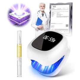 Lozltx LOZLTX Medizinische Qualit?t Nagelpilz Laser mit Zeitmessger?t & Orange Nail Care Pen SGS Zugelassen-Sicher und zuverl?ssigNagelpilz Laserger?t St?rkste Therapie-Schnell Wirkende Verbesserte
