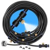 GOXAWEE Misting System, 26FT (8M) Misting Line + 7 Brass