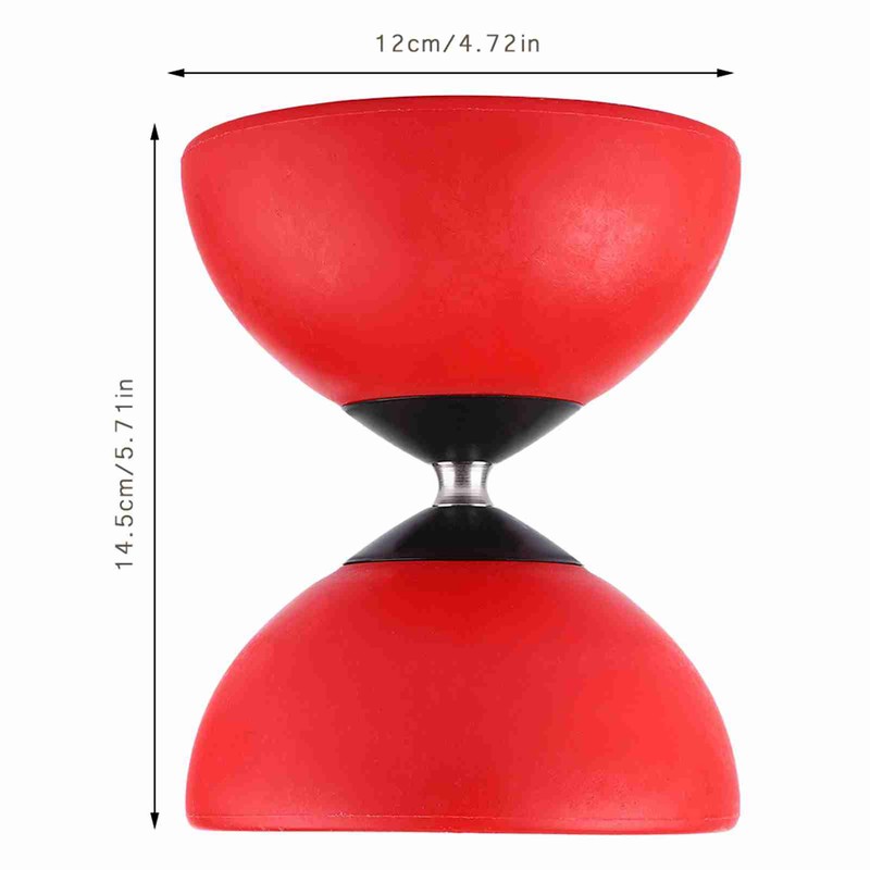 Triple Bearing Diabolo Set Chinese Yoyo with Coloured Diablolo Sticks