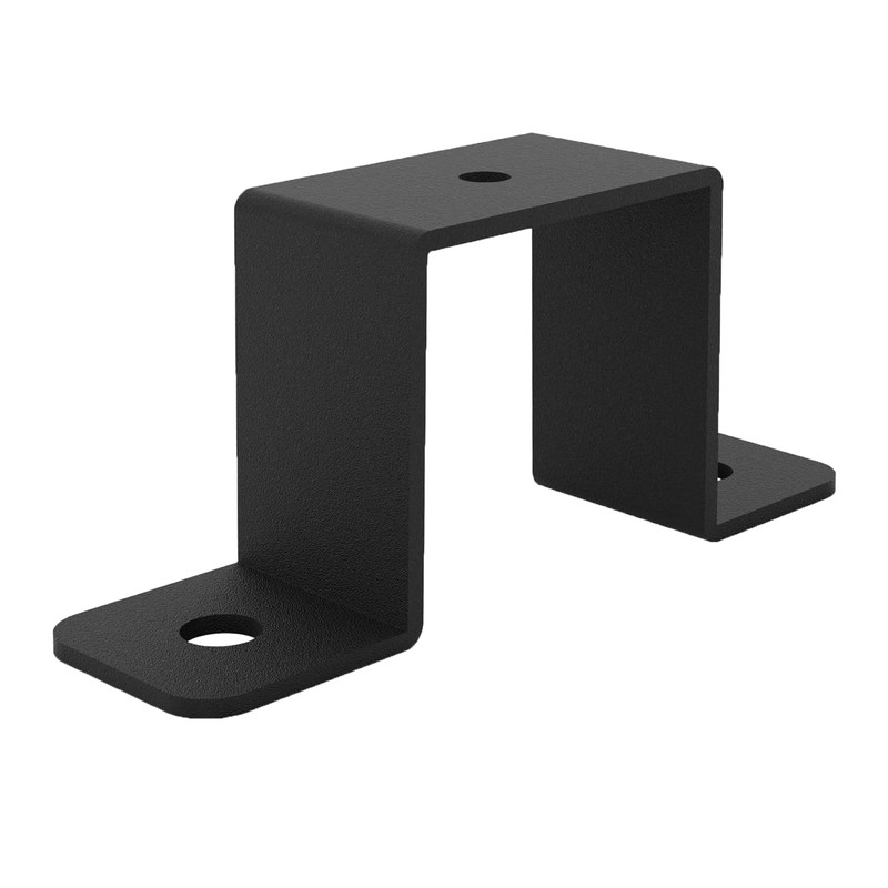 VANROUG 4 Pieces Square Pipe Clamps U Shaped Connection Bracket