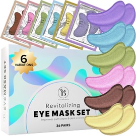 BLOOMORA Variety Under Eye Gel Patches (30 Pairs) | Eye Masks for Puffy Eyes | Collagen Eye Patches | Under Eye Patches for Dark Circles & Puffiness | Under Eye Mask for Eye Care