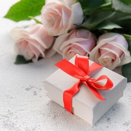 XiuSpark 100 Yard Christmas Ribbon, 1/4 Inch Red Double Faced Satin for Gift Wrapping, Flower Bouquet, Hair Bow, Floral Fabric Crafts, Valentine Wedding Decoration