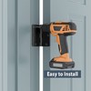 HOSOM 3 Pack Matte Black Door Hinges 3.5 Inch with