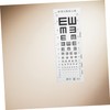 BIUDECO Eye Chart with Height Measure Standard Visual Testing Chart
