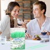 Stuzzicadenti aromatizzati alla menta, stuzzicadenti interdentali, con setole morbide, per