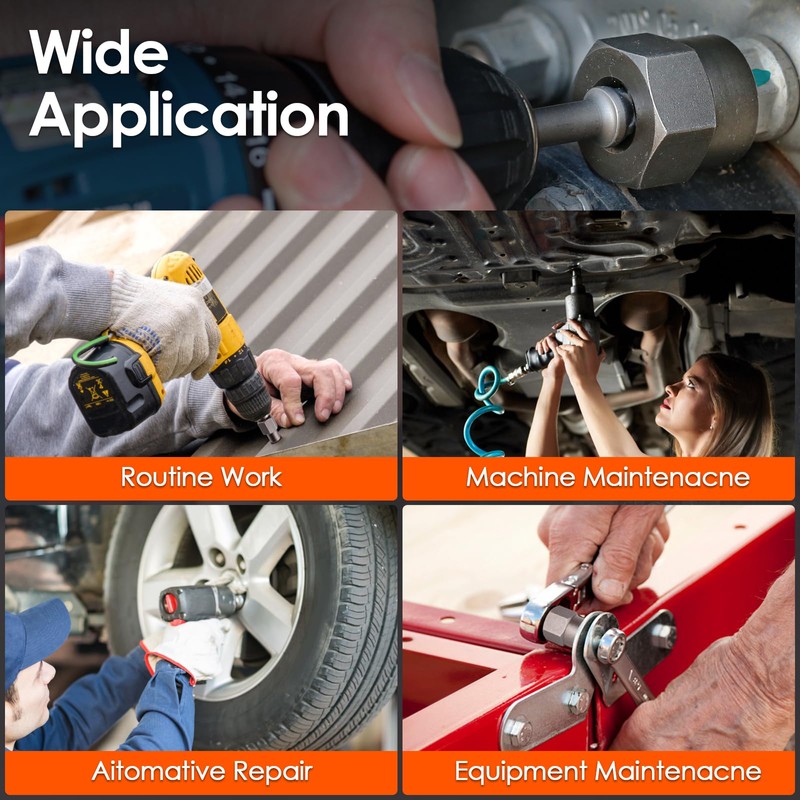 THINKWORK Easy Out Bolt Extractor Kit, 35 PCS Nut Extractor