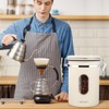 FACIACC Airtight Coffee Canister, 1800ML Stainless Steel Coffee Container with