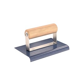 Bon 22-771 6-Inch by 4-Inch Blue Steel Sidewalk Edger with 3/8-Inch Radius and 1/2-Inch Lip with Wood Handle