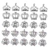 Mikinona Shiny Crown Nail Charms 50pcs Alloy Nail Sticker Diamond